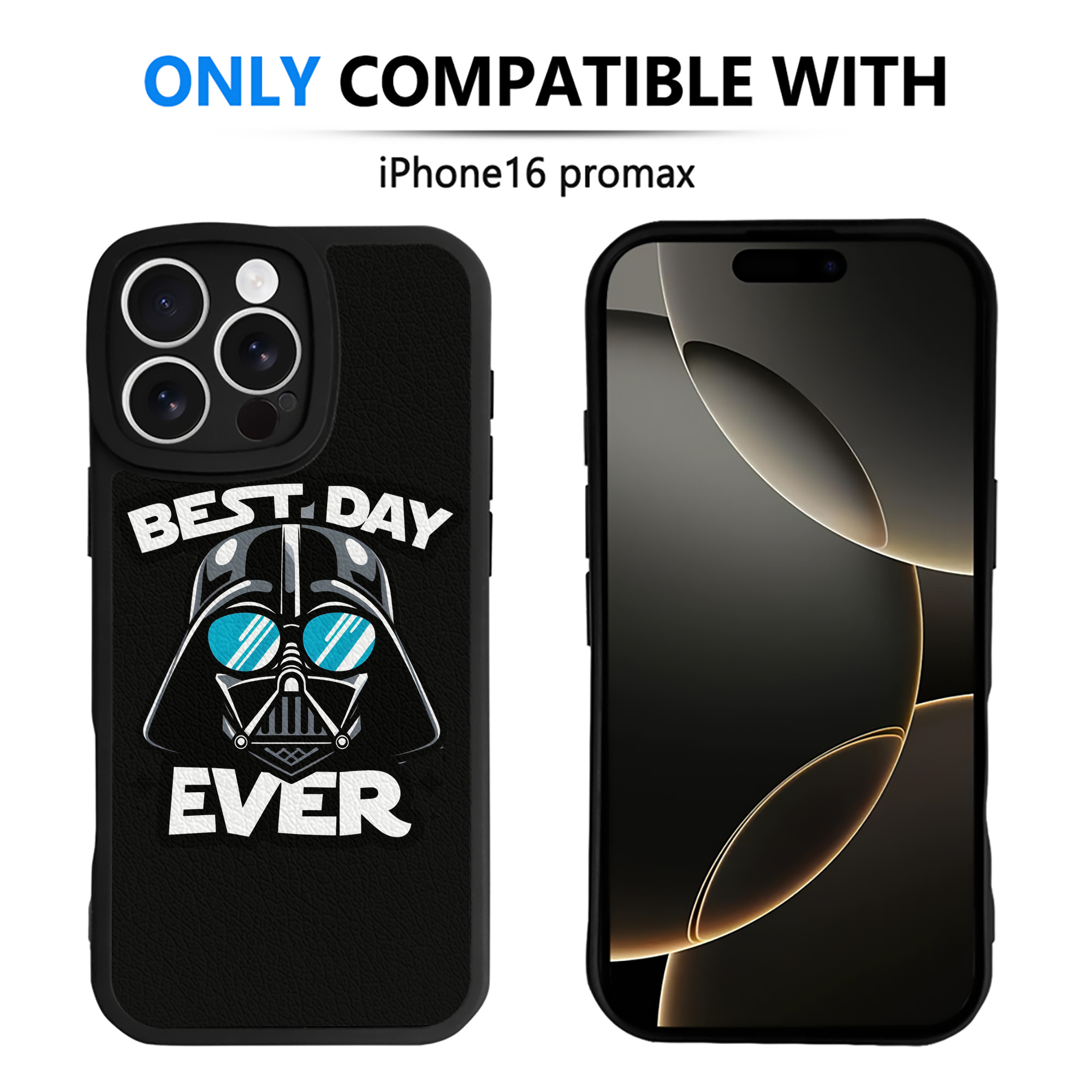 （画像用） スター・ウォーズ Star Wars 【iPhone 16シリーズ対応】シリコンスマホケース（レザー調） 材質：シリコン